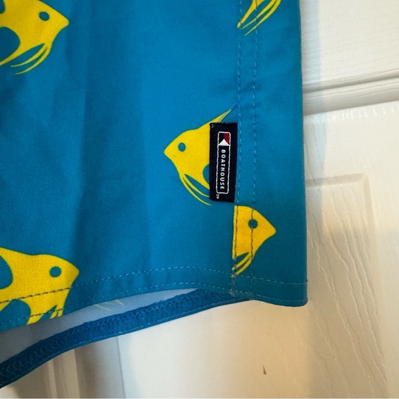 Boathouse Made in USA  - Fish Print Swim Trunks - Picture 2 of 8